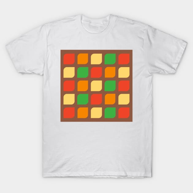 Retro Midcentury Modern Pattern T-Shirt by Makanahele